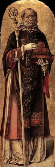 BARTOLOMEO VENETO St Nicholas of Bari oil painting picture